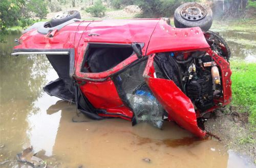 Motorista da Fiat Strada morre ao capotar veículo na BR 407