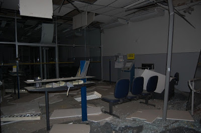 Bandidos armados explodem o Banco do Brasil de Mairi