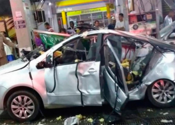 RJ – Mulher morre após carro explodir quando abastecia em posto de gasolina