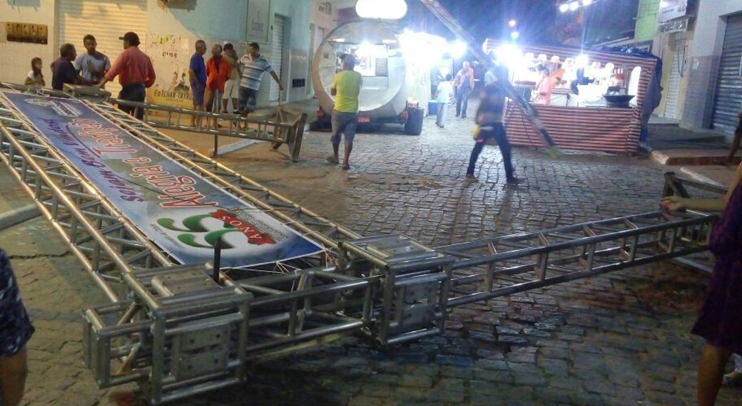 Caldeirão Grande: homem morre depois de ser atingido por estrutura metálica