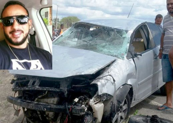 Enfermeiro morre vitima de capotamento na BA 383; vítima era sobrinho de ex-prefeito de Cansanção