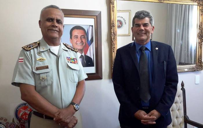 Deputado Gika Lopes se reúne com comandante Geral da PM