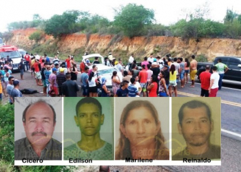 Identificadas as quatro vítimas do acidente na BR 407 e do homem assassinado acusado de provocar a tragédia