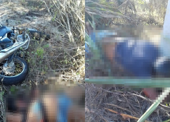 Casal de namorados morre em acidente de moto na cidade de Nordestina