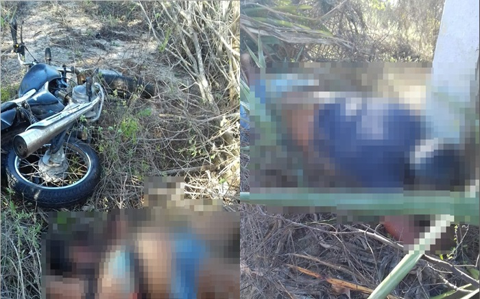 Casal de namorados morre em acidente de moto na cidade de Nordestina