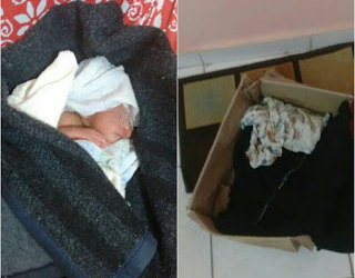 Recém-nascida é abandonada em caixa de papelão na cidade de Jacobina