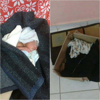 Recém-nascida é abandonada em caixa de papelão na cidade de Jacobina