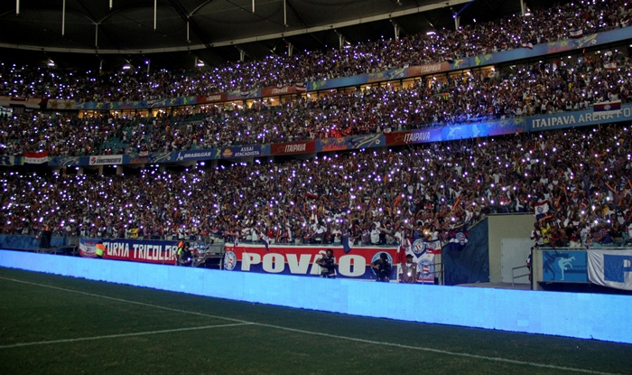 Com muita raça em campo e apoio da torcida, Bahia conquista o Tri do Nordeste (Veja o vídeo do show da torcida)