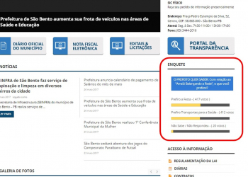 PB – Prefeito faz enquete para decidir se faz festa de São João ou compra ambulância