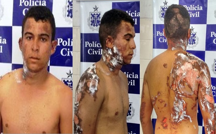 PM de Jeremoabo prende suspeito de matar namorada e atear fogo na casa com o corpo da vítima