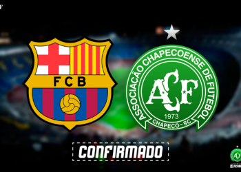 Chapecoense confirma amistoso com o Barcelona em agosto