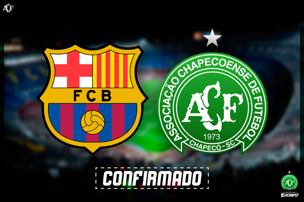 Chapecoense confirma amistoso com o Barcelona em agosto