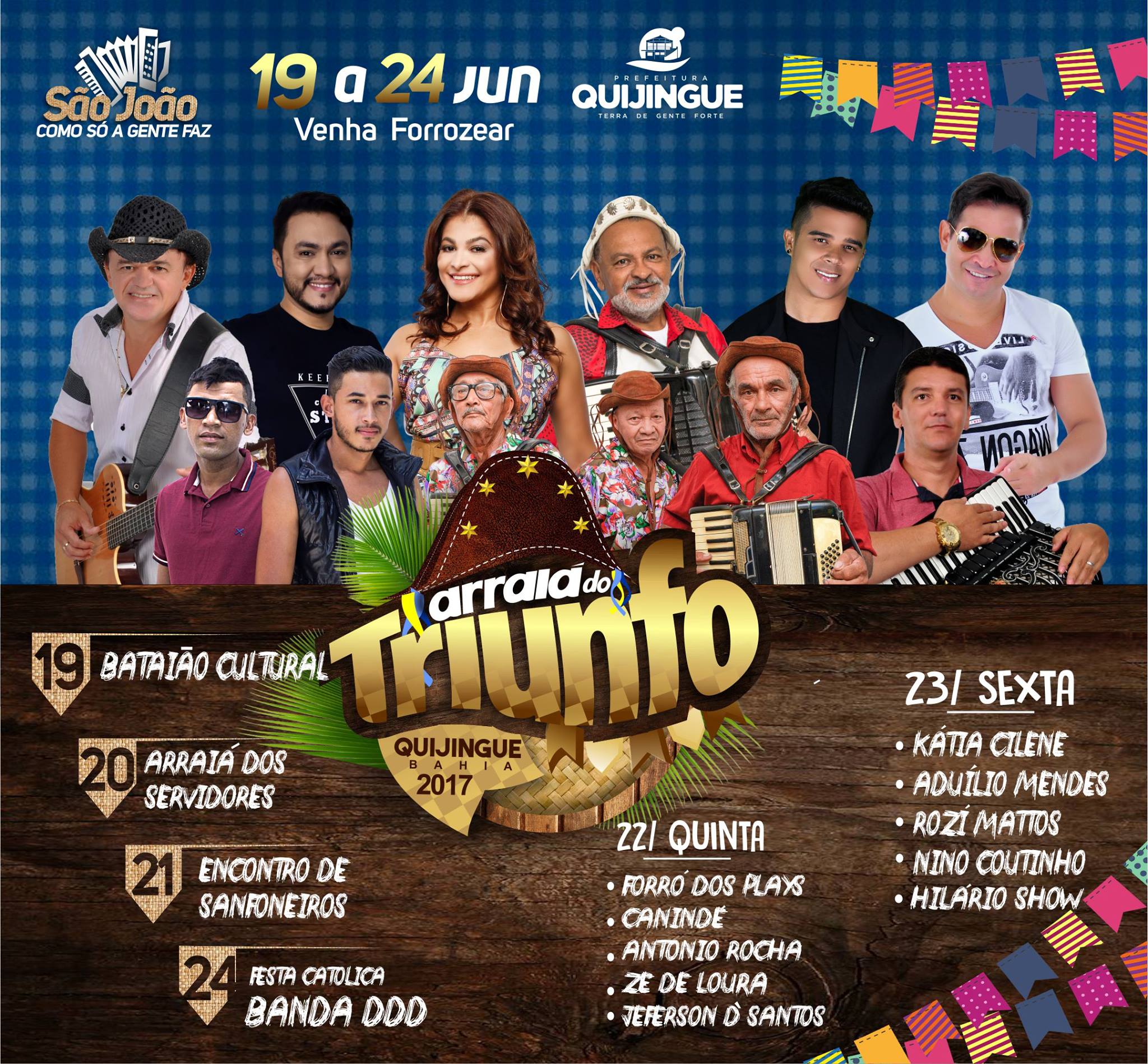 São João de Quijingue terá programação diversificada, muito forró e valorização de artistas locais