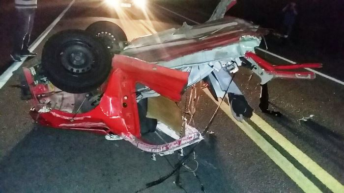 Grave colisão na BR 324 entre Nova Fátima e Gavião deixa dois mortos