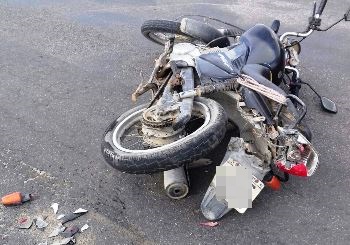 Coité – Motociclista fica ferido após veículo ser atingido por pick-up na BA 409