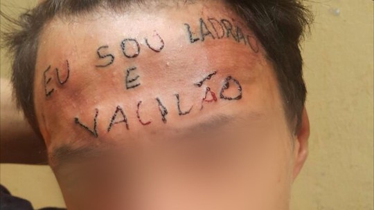 SP – Tatuador é preso por tortura após escrever ‘eu sou ladrão e vacilão’ na testa de adolescente