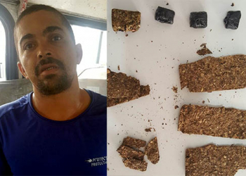 Homem é preso com drogas dentro de ônibus na ‘praça da feira’ de Santaluz