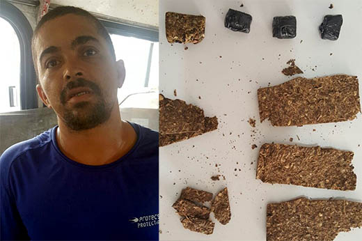 Homem é preso com drogas dentro de ônibus na ‘praça da feira’ de Santaluz