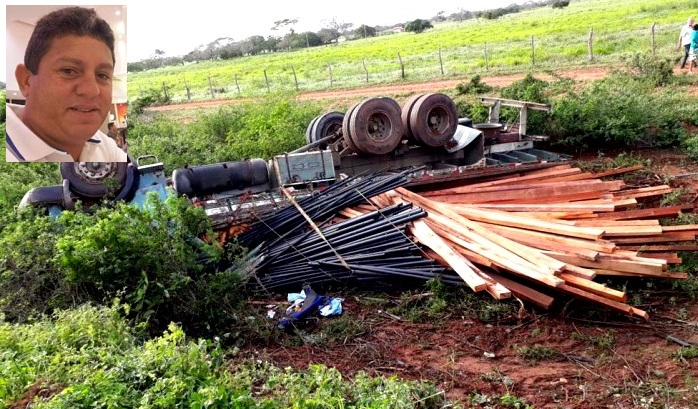 Caminhoneiro de Serrinha morre em acidente na BR 410
