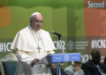 Papa Francisco doa 25 mil euros para o combate à fome na África