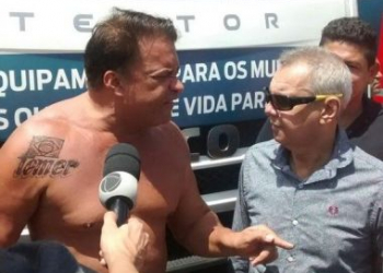 Deputado Wladimir Costa faz tatuagem com o nome de Michel Temer