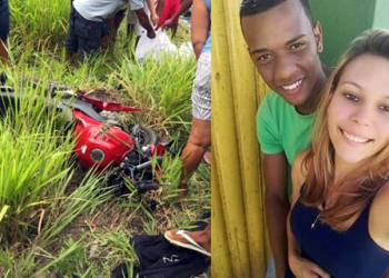 Casal de namorados morre em trágico acidente de moto