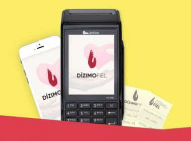 DízimoFiel: Máquina de cartão permite pagamento de dízimo no débito e no crédito