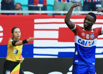 ‘Velocista’ Mendonza marca dois e se destaca como melhor do Bahia na vitória sobre o Vasco