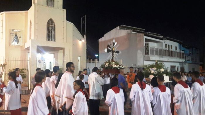 Padroeiros Bom Jesus de Pé de Serra e Senhor do Bonfim do Pereira- Santaluz foram reverenciados neste domingo