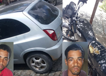 Santaluz: dois são presos por receptação após serem flagrados com veículos roubados