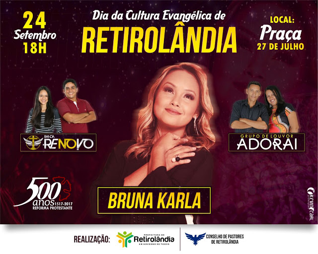 Prefeitura de Retirolândia e Conselho de Pastores promovem o Dia da Cultura Evangélica no próximo domingo (24)