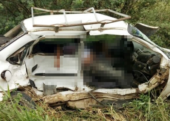 Dois homens  morrem em grave acidente na BA 233