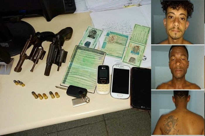 Polícia age rápido e prende suspeitos de planejar assaltos no comércio de Barrocas