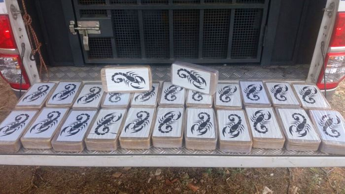 Operação conjunta SSP-BA, PF e PM GO apreende 152 kg de cocaína