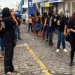 Serrinha – Grupo de servidores municipais faz ‘panelaço’ nas ruas em protesto contra a gestão pública