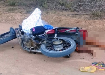 Colisão de motos deixa uma pessoa morta e três feridas, entre elas um bebê de 8 meses