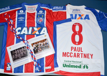 Bahia prepara kit do clube para receber Paul McCartney: ‘A Bahia te espera’