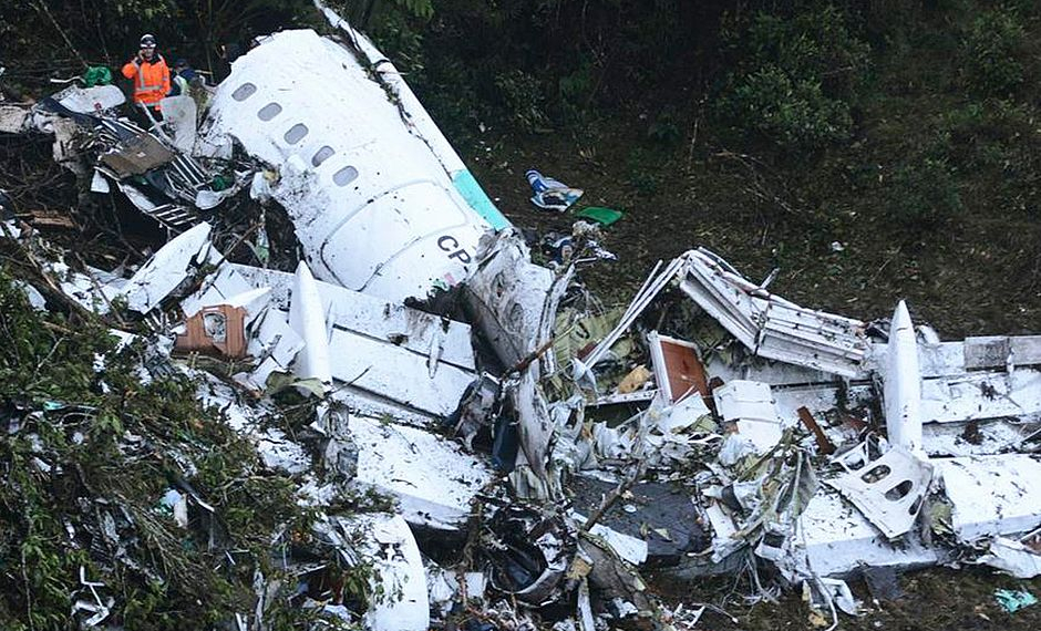 MPF isenta Chapecoense e brasileiros em investigação de acidente aéreo