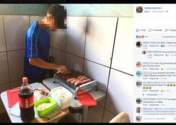 Alunos de terceiro ano fazem churrasco em sala de aula após professor faltar