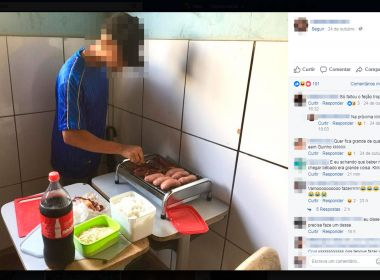 Alunos de terceiro ano fazem churrasco em sala de aula após professor faltar