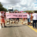 Moradores de Santaluz e Araci fecham BR-116 em protesto contra paralisação de obras do Araci Norte