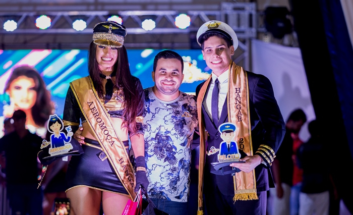 Modelos de Riachão e Serrinha vencem o concurso de Piloto e Aeromoça Hangar 2017
