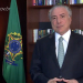 “A verdade venceu”, diz Temer em vídeo ao agradecer deputados