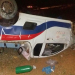 Paciente morre e 3 ficam feridos em capotamento de ambulância em Goiás