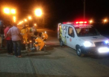 Coité – Jovem fica ferido ao colidir moto com carro na BA 409