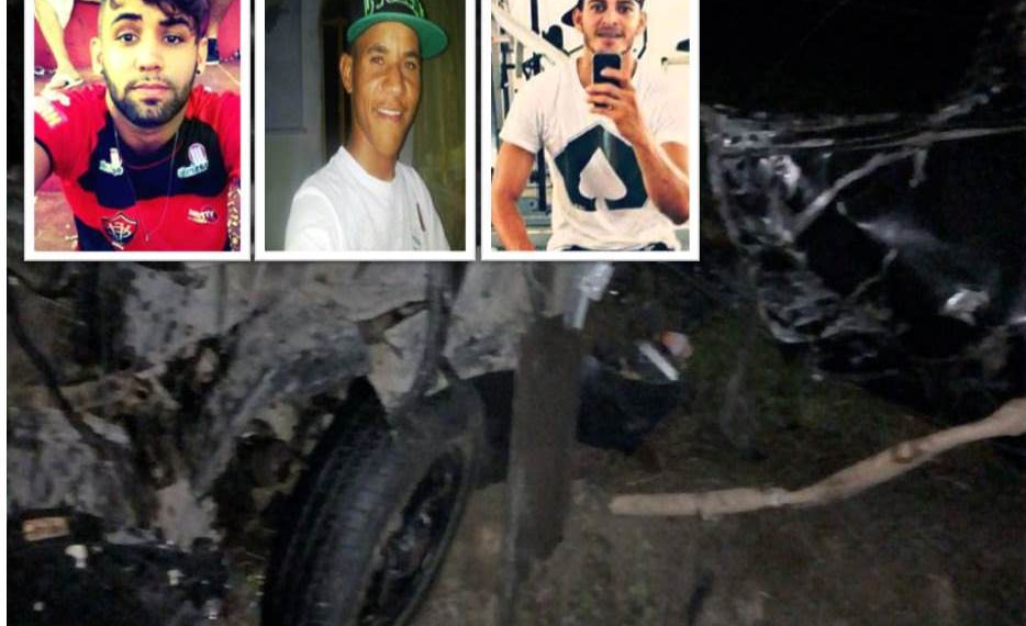 Três jovens ichuenses morrem em acidente na BR 324