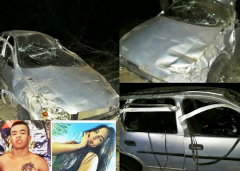Capotamento de veículo mata dois jovens e deixa três feridos