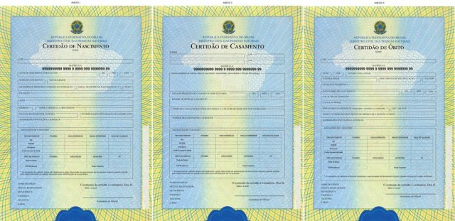 Veja mudanças nas certidões de nascimento, casamento e óbito que passam a valer nesta terça