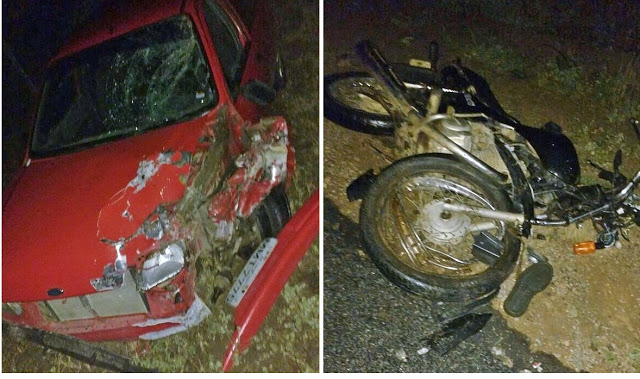 Colisão envolvendo carro e moto deixa vítima fatal na BA 130