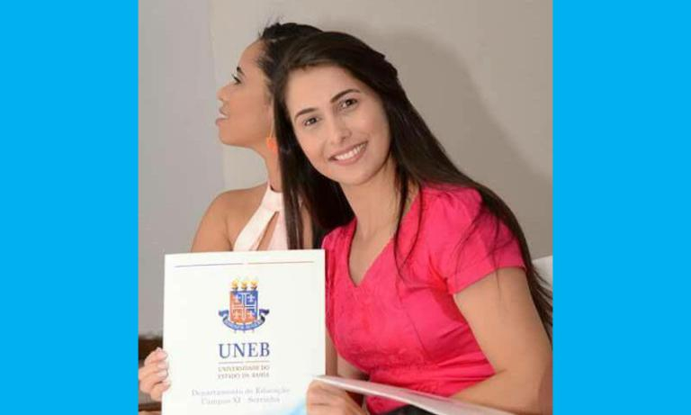 Professora de Valente apresenta projeto durante Congresso da UEFS